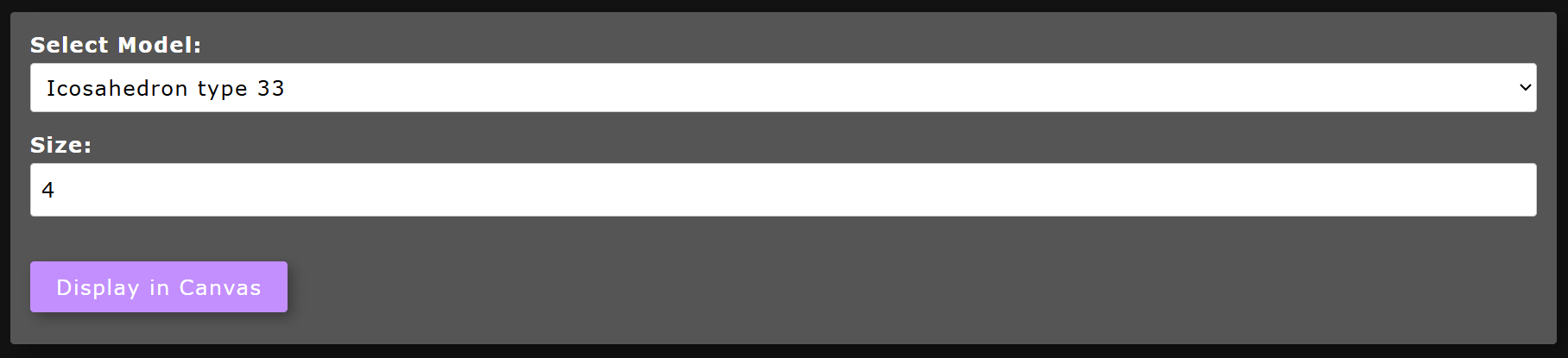 Image of Select model button